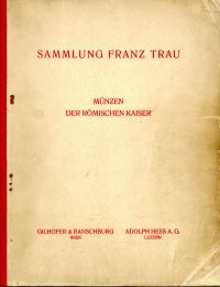 Sammlung Franz Trau. (Umschlag)