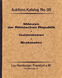 Leo Hamburger: Auktionskatalog No. 95. (Umschlag)