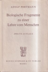 Portmann, Biologische Fragmente zu einer Lehre vom Menschen. (Umschlag)