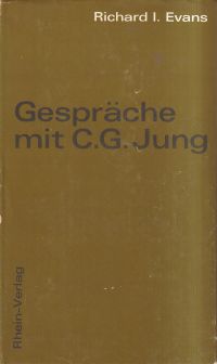 Evans, Gespräche mit C.G. Jung und Äusserungen von Ernest Jones. (Umschlag)