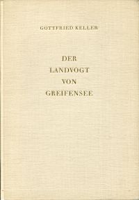 Keller, Der  Landvogt von Greifensee. (Umschlag)