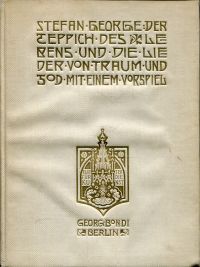 George, Der Teppich des Lebens und die Lieder von Traum und Tod. (Umschlag)
