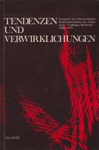 Favre, Tendenzen und Verwirklichungen. (Umschlag)