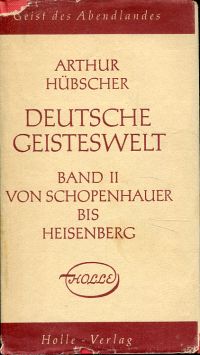 Hübscher, Deutsche Geisteswelt. (Umschlag)