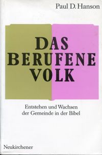Hanson, Das berufene Volk. (Umschlag)
