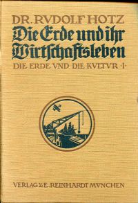 Reinhardt, Die Erde und die Kultur. (Umschlag)