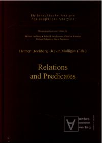 Hochberg, Relations and predicates. (Umschlag)