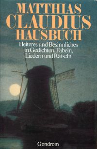 Claudius, Matthias-Claudius-Hausbuch. (Umschlag)