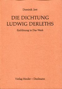 Jost, Die Dichtung Ludwig Derleths. (Umschlag)