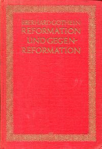 Gothein, Reformation und Gegenreformation. (Umschlag)