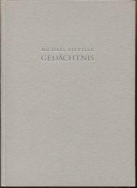 Stettler, Gedächtnis. (Umschlag)