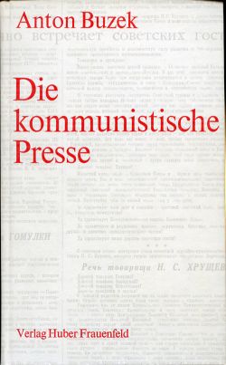 Buzek, Die kommunistische Presse. (Einband)