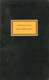 Inglin, Drei Erzählungen. (Umschlag)