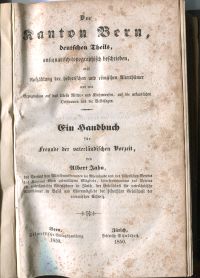 Jahn, Der Kanton Bern deutschen Theils, antiquarisch-topographisch beschrieben, (Einband)