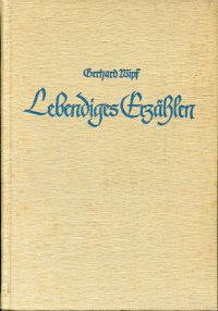 Wipf, Lebendiges Erzählen. (Umschlag)