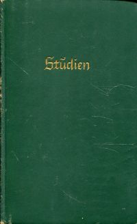 Stifter, Studien. (Umschlag)