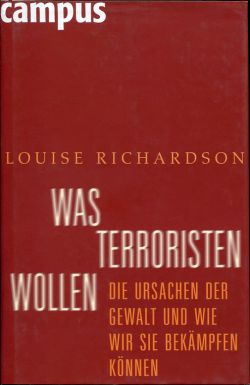 Richardson, Was Terroristen wollen. (Schutzumschlag)