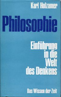 Holzamer, Philosophie. (Umschlag)