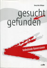 Oblinger, Gesucht - gefunden. (Umschlag)