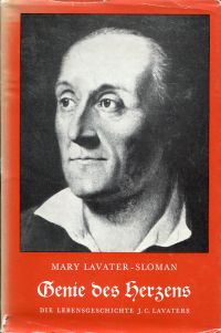 Lavater-Sloman, Genie des Herzens. (Umschlag)