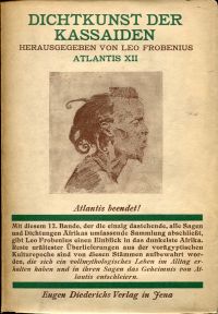 Frobenius, Dichtkunst der Kassaiden. (Umschlag)