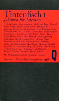 Tintenfisch. - 1. 1968. (Umschlag)