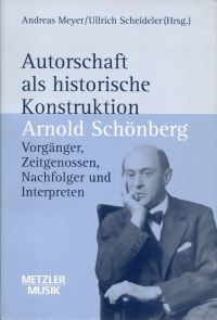 Meyer, Autorschaft als historische Konstruktion. (Umschlag)