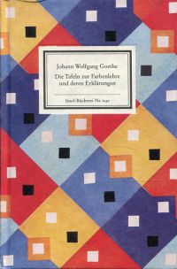 Goethe, Die Tafeln zur Farbenlehre und deren Erklärungen. (Umschlag)