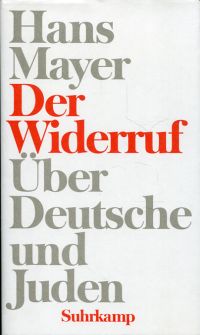 Mayer, Der Widerruf. (Umschlag)