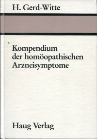 Gerd-Witte, Kompendium der homöopathischen Arzneisymptome. (Umschlag)
