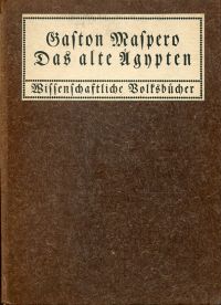 Maspero, Das  Alte Ägypten. (Umschlag)