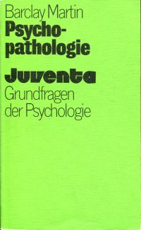 Martin, Psychopathologie. (Umschlag)