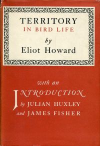 Howard, Territory in bird life. (Umschlag)