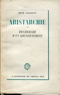 Gillouin, Aristarchie ou recherche d'un gouvernement. (Umschlag)