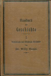 Strehl, Orientalische und griechische Geschichte. (Umschlag)