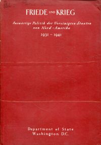 Friede und Krieg. (Umschlag)