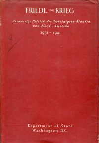 Friede und Krieg. (Umschlag)
