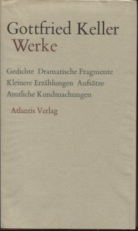 Keller, Werke. (Umschlag)