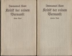 Kant, Kritik der reinen Vernunft. (Umschlag)