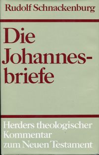 Schnackenburg, Die Johannesbriefe. (Umschlag)