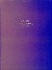 Klaesi, Huldigung. (Umschlag)
