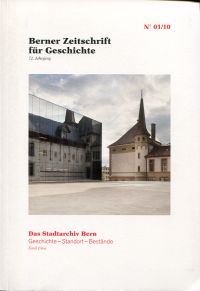 Erne, Das  Stadtarchiv Bern. (Umschlag)