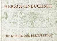 Henzi, Die Kirche der Bergpredigt. Eugène Burnand, der Maler der Bergpredigt. (Umschlag)