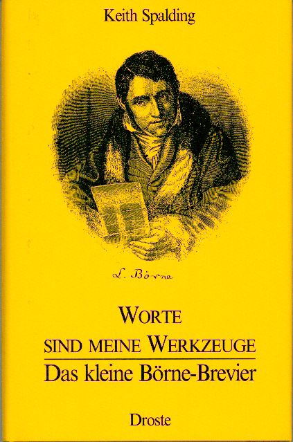 Börne, Worte sind meine Werkzeuge. (Einband)