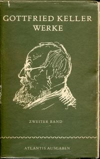 Keller, Werke, Band 2. (Umschlag)