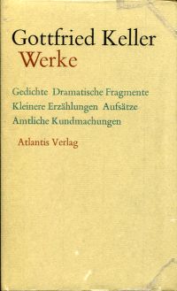 Keller, Werke. (Umschlag)