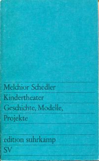 Schedler, Kindertheater. (Umschlag)