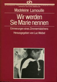 Lamouille, Wir werden sie Marie nennen. (Umschlag)