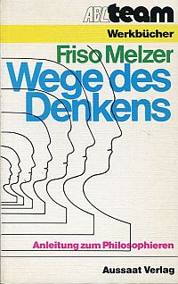 Melzer, Wege des Denkens. (Umschlag)
