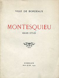Montesquieu. (Umschlag)